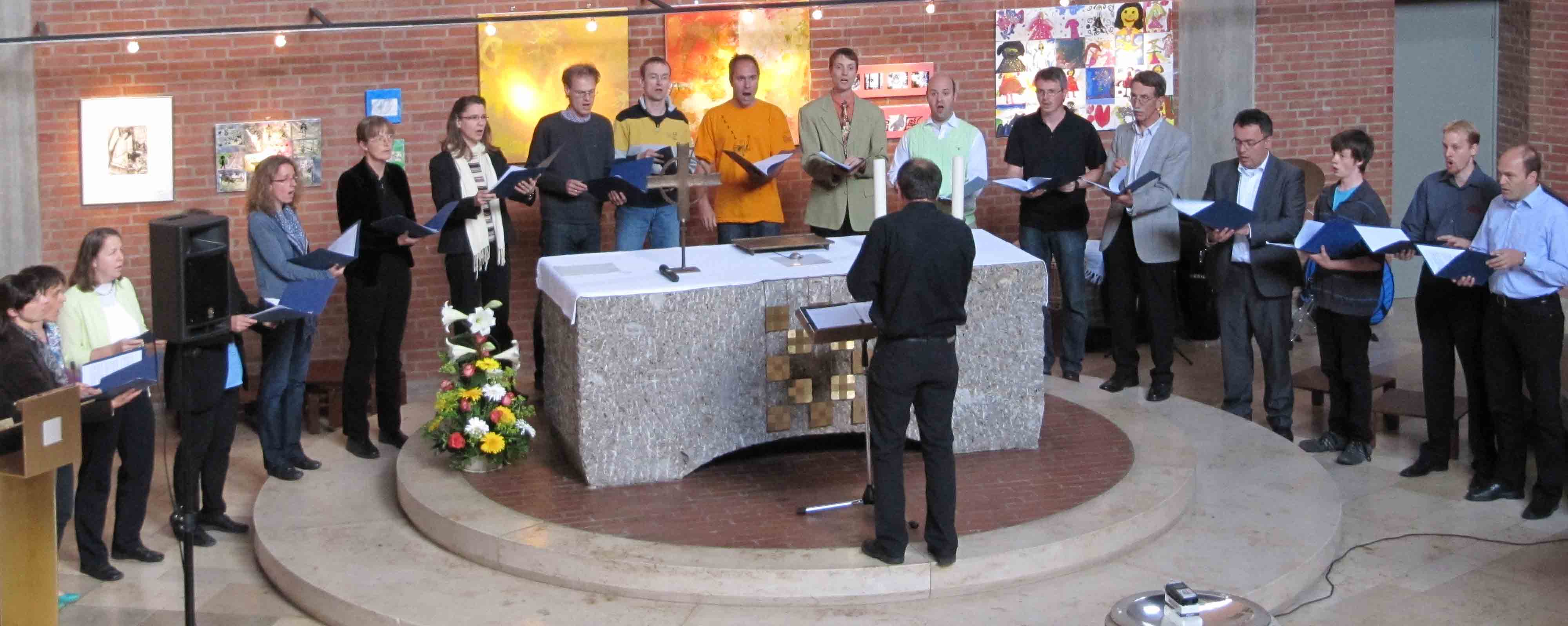 Foto vom Kammerchor Canticolino im Mai 2011