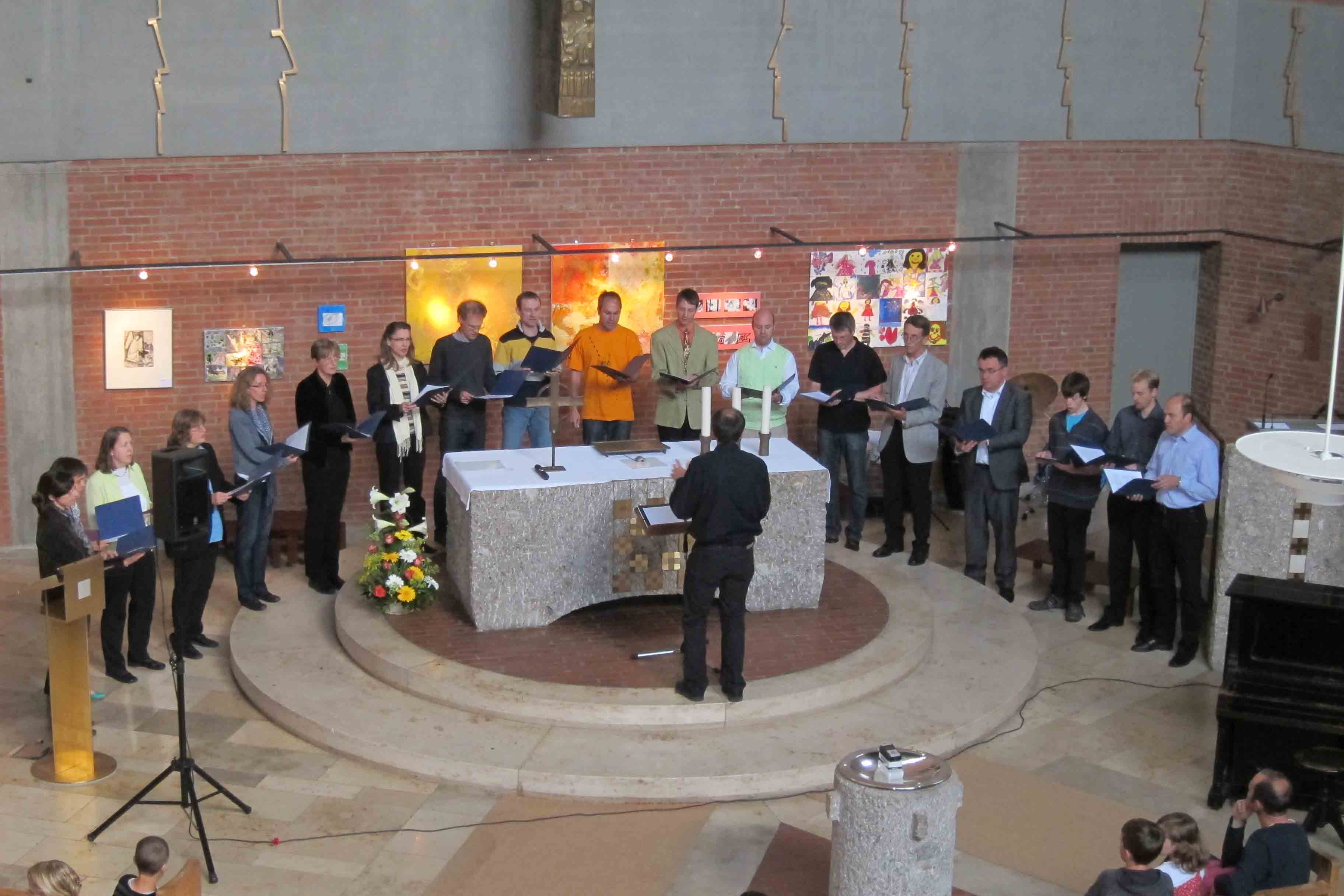 Foto vom Kammerchor Canticolino im Mai 2011