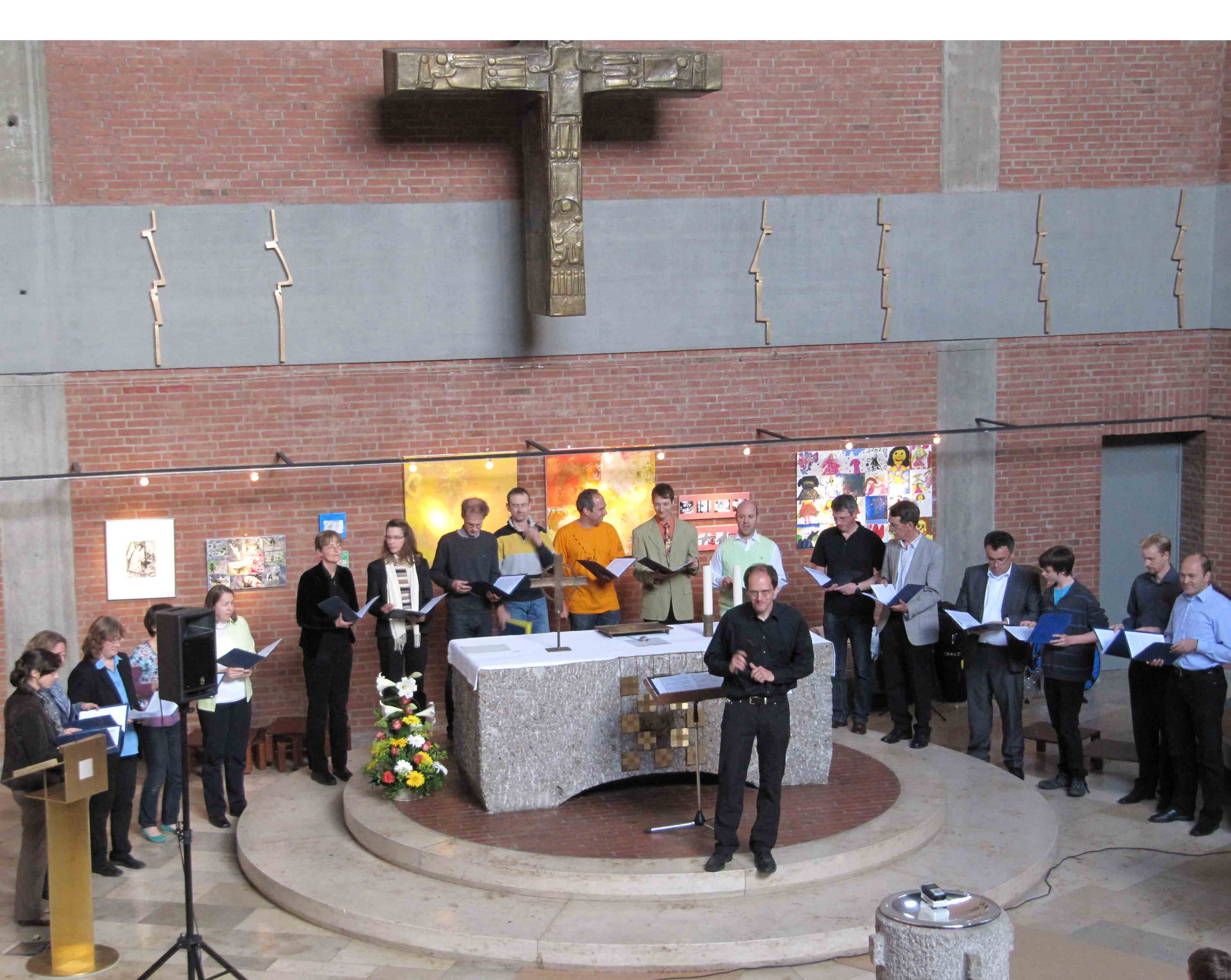 Foto vom Kammerchor Canticolino im Mai 2011